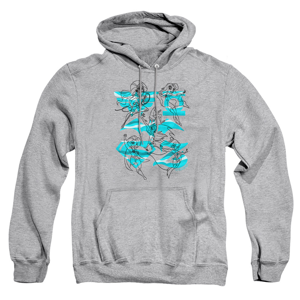 DC Super Hero Girls Line Art Group Pullover Hoodie