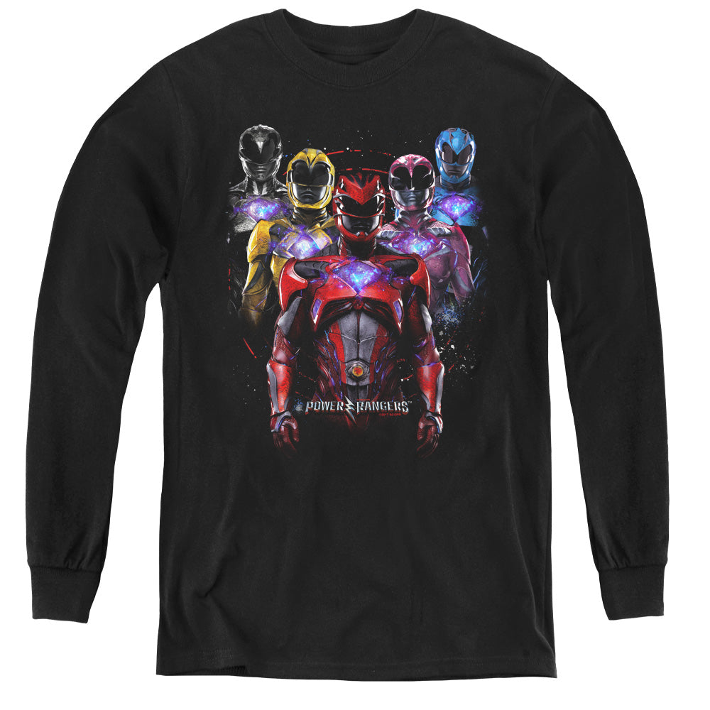 Mighty Morphin Power Rangers: The Movie Team of Rangers Youth Long Sleeve T-Shirt