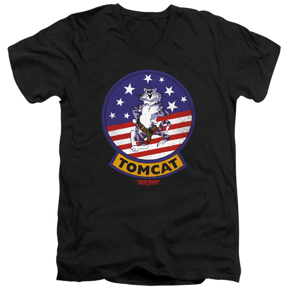 Top Gun Tomcat Patch V-Neck T-Shirt