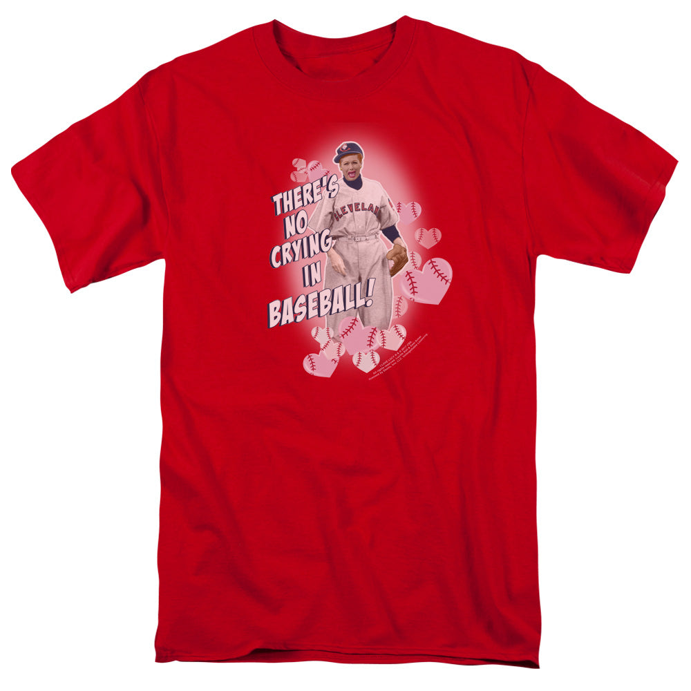 I Love Lucy No Crying In Baseball T-Shirt
