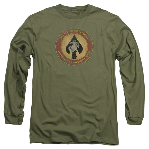 U.S. Marine Corps Special Operations Command Patch Long Sleeve T-Shirt