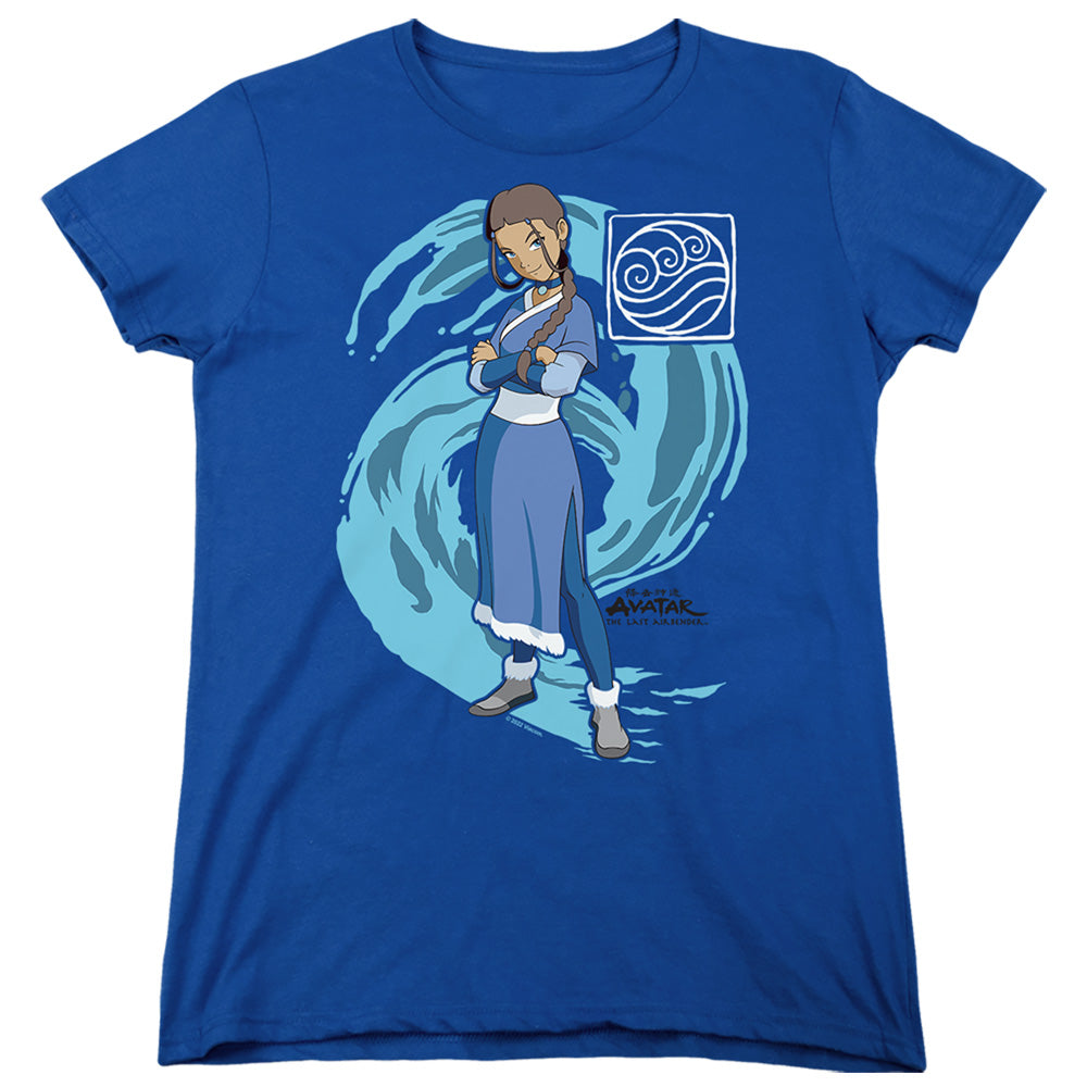 Avatar: The Last Airbender Katara Water Wave Womens T-Shirt