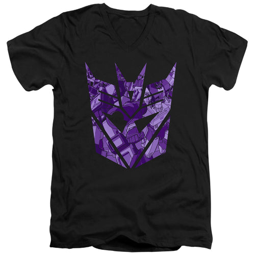 Transformers Tonal Decepticon V-Neck T-Shirt