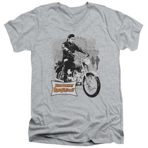 Elvis Presley Roustabout Poster V-Neck T-Shirt