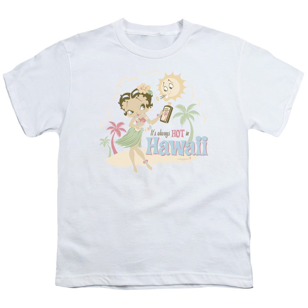 Betty Boop Hot in Hawaii Youth/Toddler T-Shirt