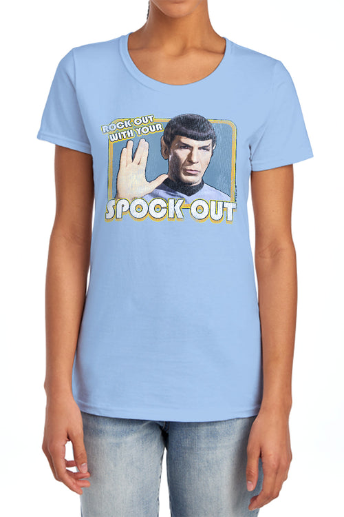 Star Trek Spock Out Womens T-Shirt