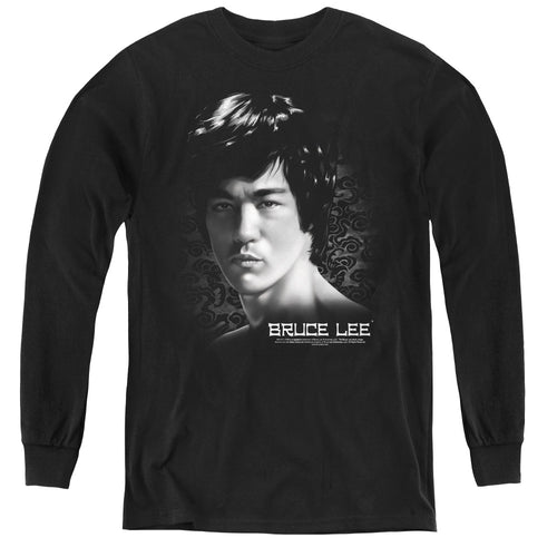 Bruce Lee In Your Face Youth Long Sleeve T-Shirt