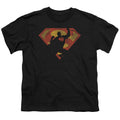 Superman S Shield Knockout Youth/Toddler T-Shirt