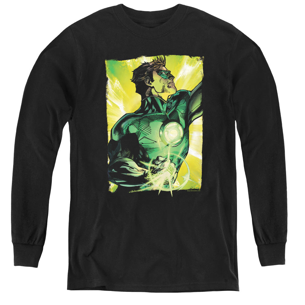Green Lantern Up Up Youth Long Sleeve T-Shirt