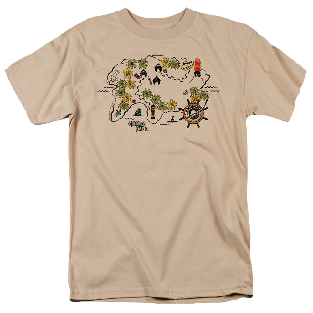 Gilligan's Island Island Map T-Shirt