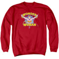 Wonder Woman Flying Through Crewneck Sweatshirt