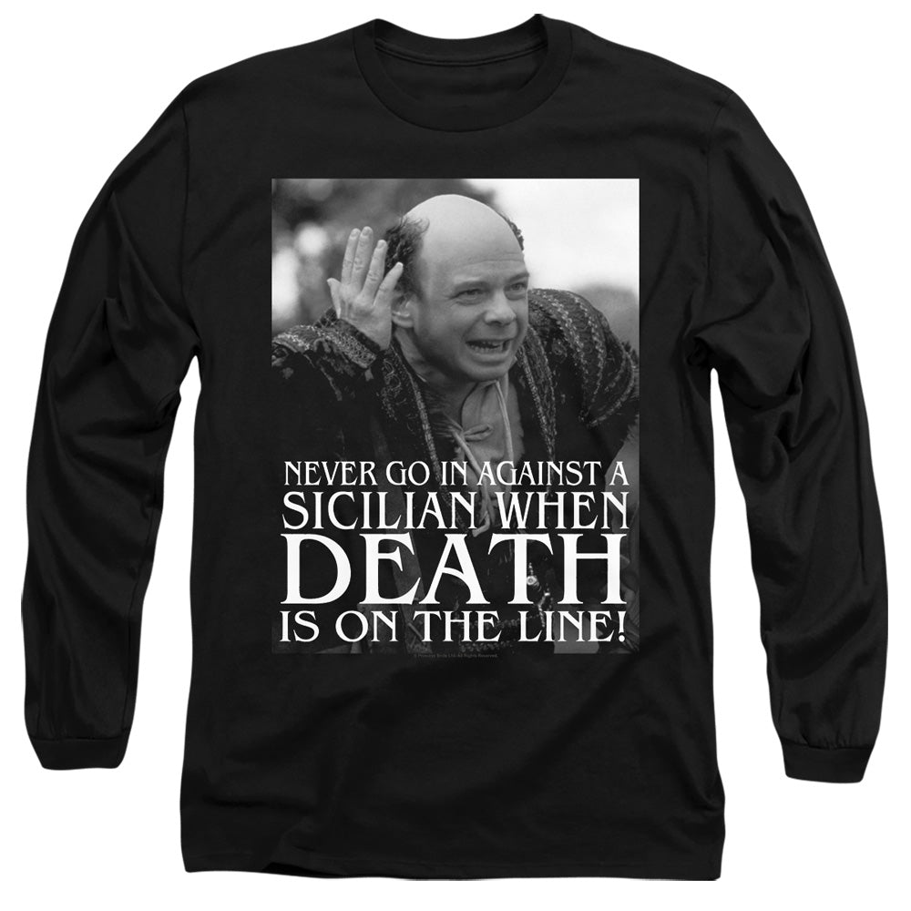 The Princess Bride Sicilian Black Long Sleeve T-Shirt