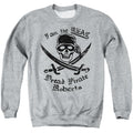 The Princess Bride The Real Dread Pirate Roberts Athletic Heather Crewneck Sweatshirt