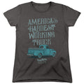 Ford Vintage America'S Hardest Working Truck Womens T-Shirt