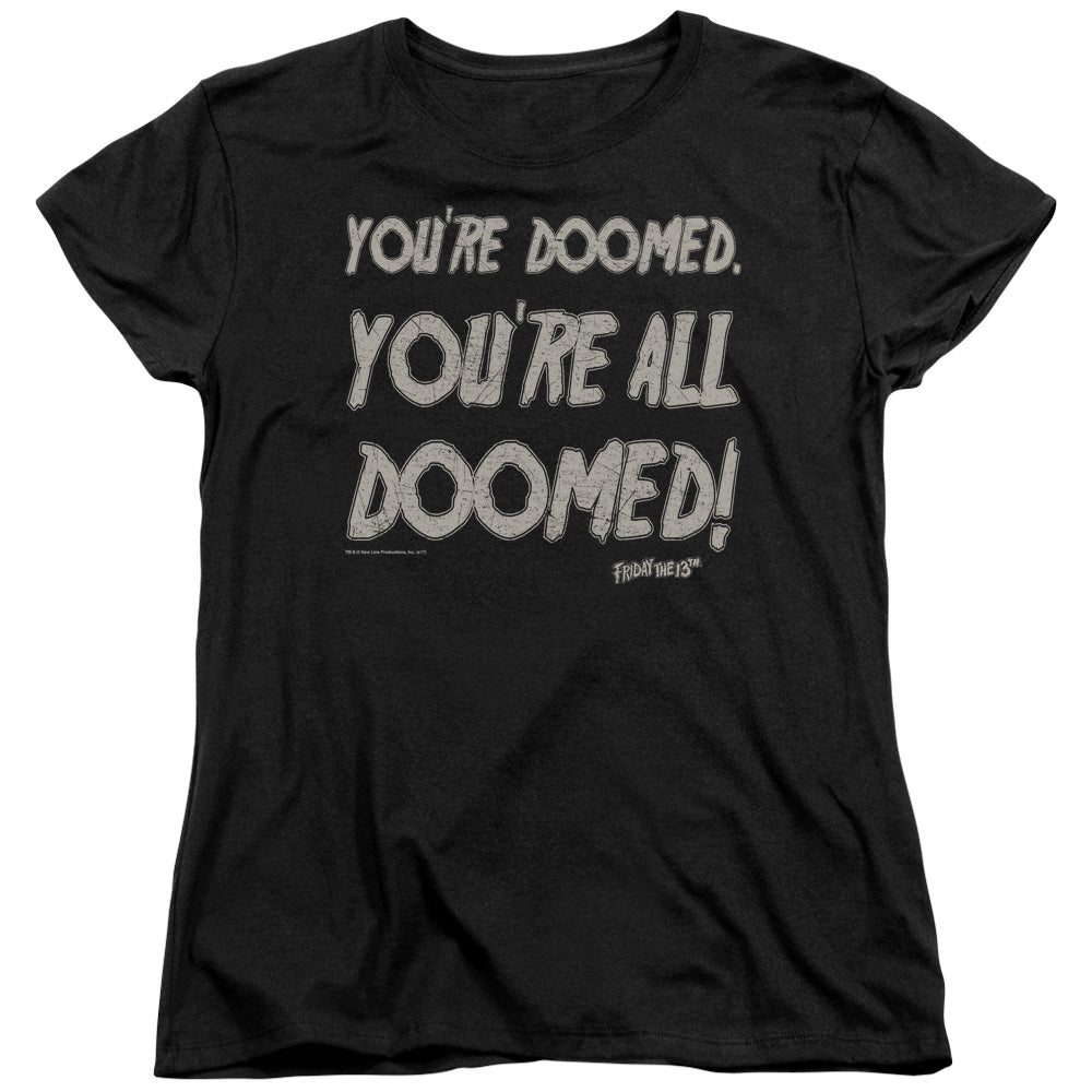 Friday the 13th Doomed Womens T-Shirt