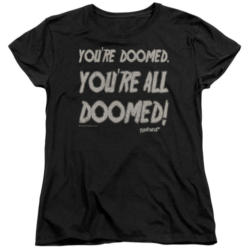 Friday the 13th Doomed Womens T-Shirt