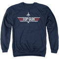 Top Gun Logo Navy Crewneck Sweatshirt