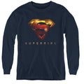 Supergirl Logo Glare Youth Long Sleeve T-Shirt
