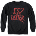 Dexter I Heart Dexter Crewneck Sweatshirt