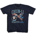 Street Fighter Chun Li Varsity Youth/Toddler T-Shirt