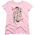Elvis Presley King Of Hearts Womens T-Shirt