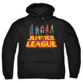 Justice League Standing Above Pullover Hoodie