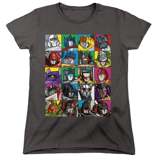 Transformers Squares Womens T-Shirt
