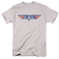 Top Gun 8 Bit Logo Distressed T-Shirt
