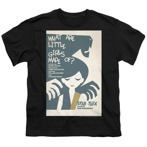 Star Trek What Are Little Girls Made Of Black Youth/Toddler T-Shirt