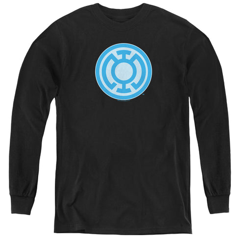 Green Lantern Blue Symbol Youth Long Sleeve T-Shirt
