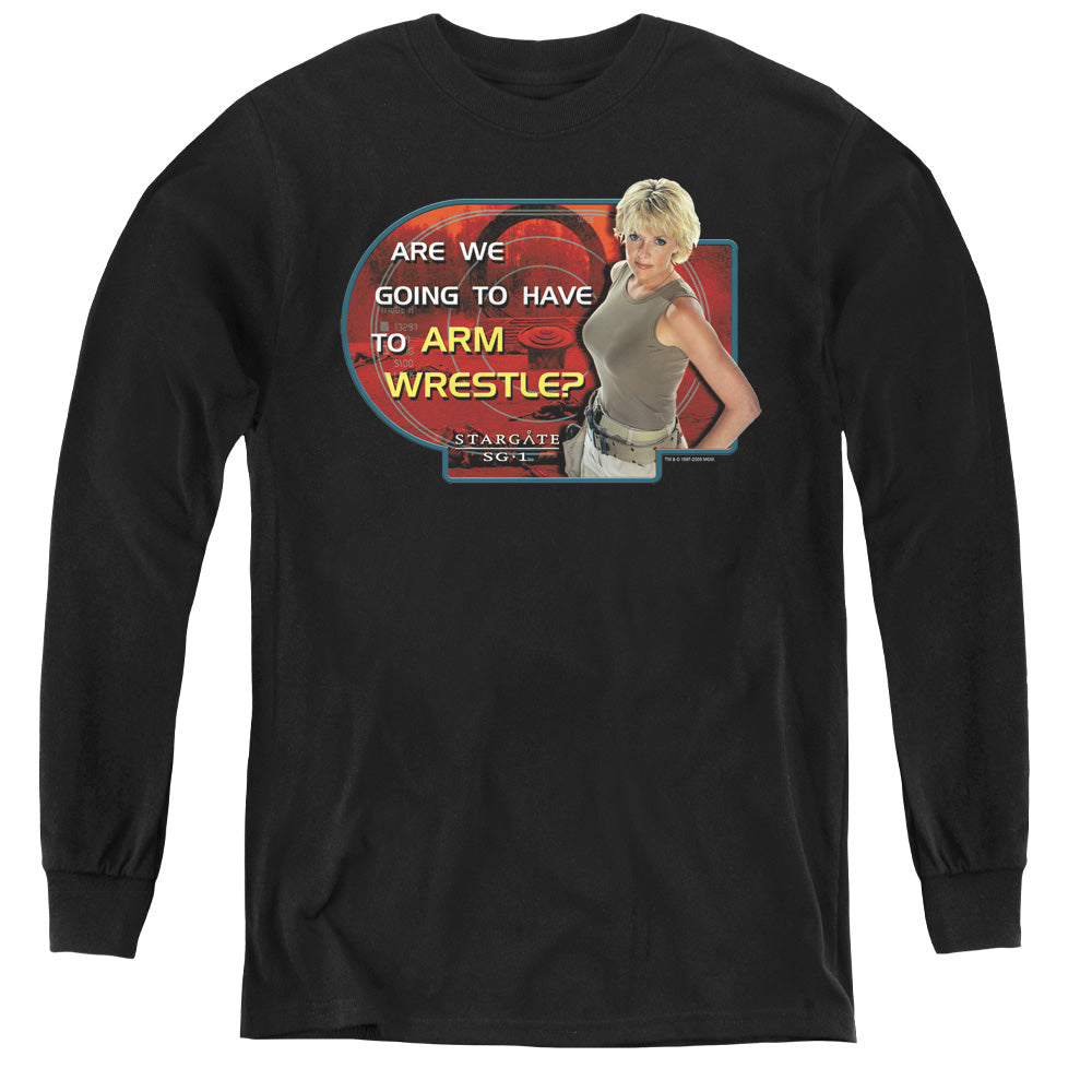 Stargate SG-1 Arm Wrestle Youth Long Sleeve T-Shirt