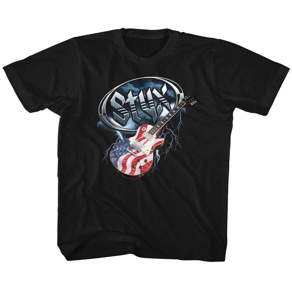 Styx Flag Guitar Youth/Toddler T-Shirt