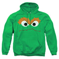 Sesame Street Oscar the Grouch Face Pullover Hoodie