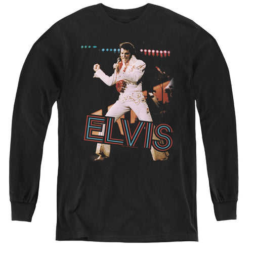 Elvis Presley Hit The Lights Youth Long Sleeve T-Shirt