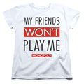 Monopoly My Friends White Womens T-Shirt