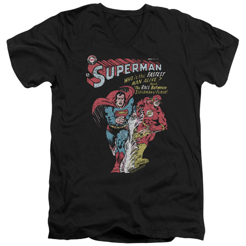 Justice League Fastest V-Neck T-Shirt