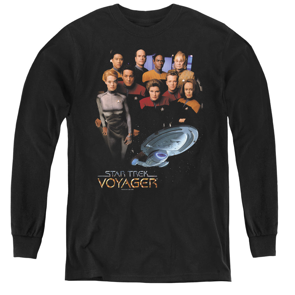 Star Trek Voyager Crew Youth Long Sleeve T-Shirt