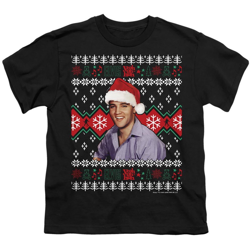 Elvis Presley Ugly Christmas Sweater Youth/Toddler T-Shirt