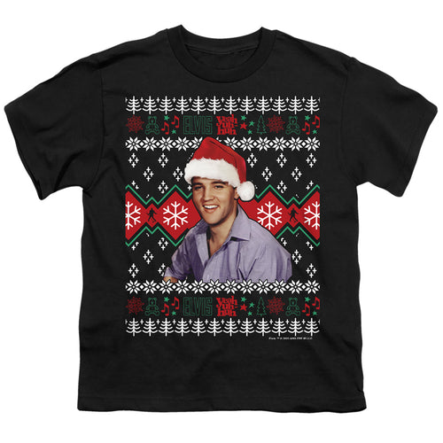 Elvis Presley Ugly Christmas Sweater Youth/Toddler T-Shirt