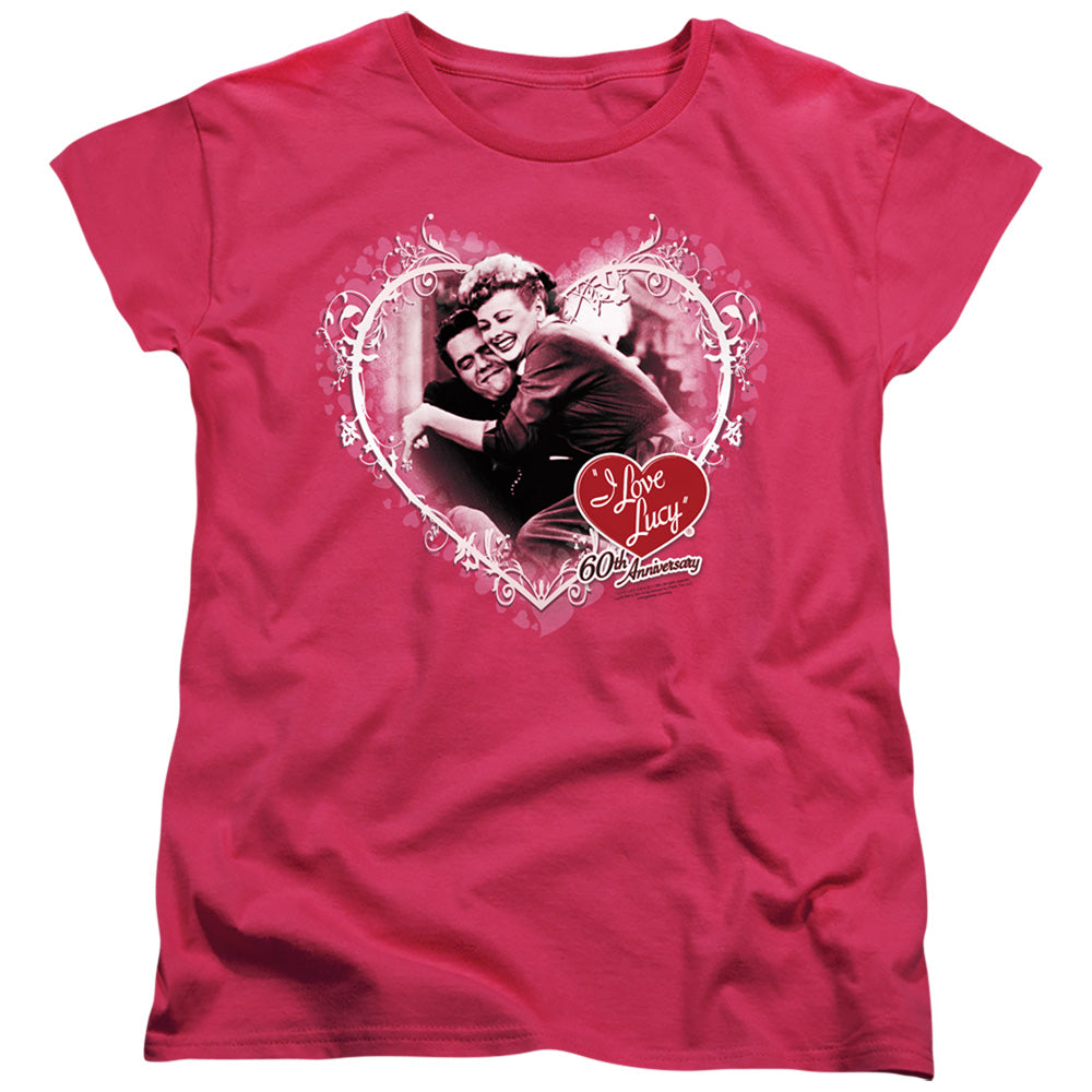 I Love Lucy Happy Anniversary Womens T-Shirt