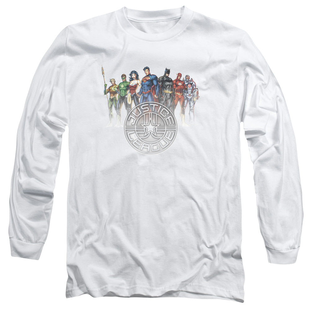 Justice League Circle Crest Long Sleeve T-Shirt