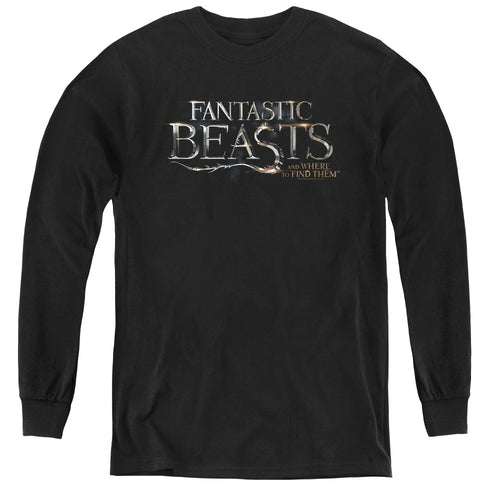 Fantastic Beasts Logo Youth Long Sleeve T-Shirt