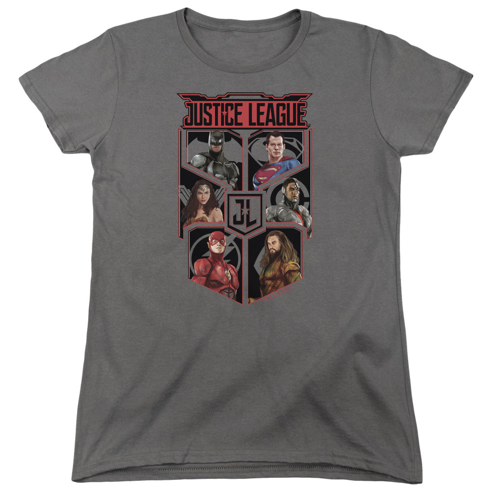Justice League League Of Six Womens T-Shirt