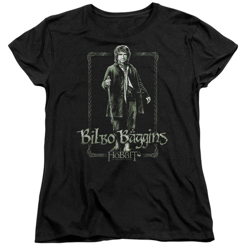 The Hobbit Bilbo Stare Womens T-Shirt