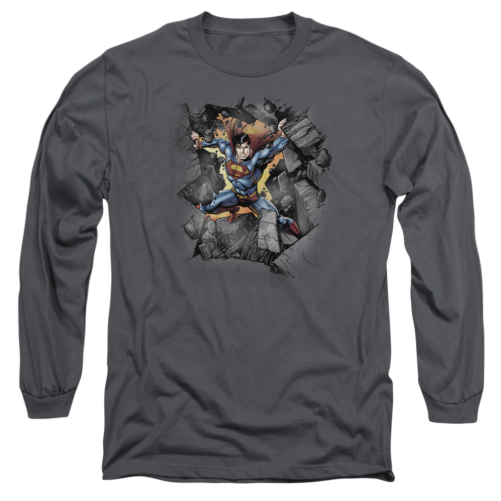Superman Break on Through Long Sleeve T-Shirt