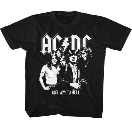 AC/DC Black and White Highway Photo Youth/Toddler T-Shirt