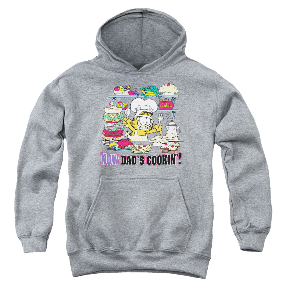 Garfield Now Dads Cooking Youth Hoodie