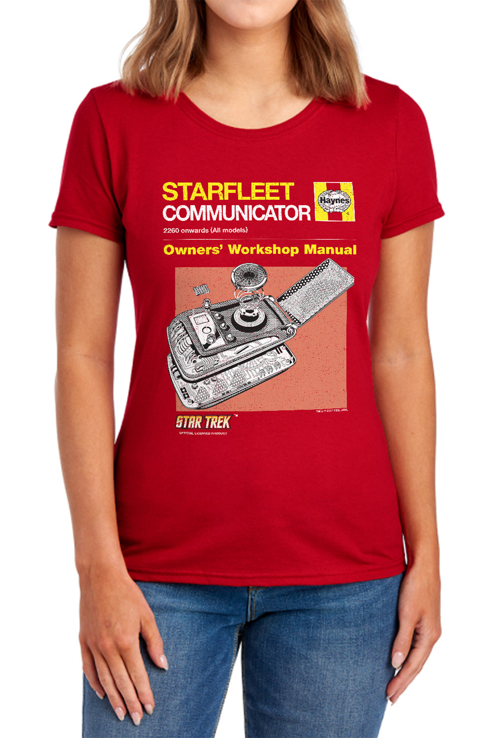 Star Trek Communicator Owners Workshop Manual Womens T-Shirt