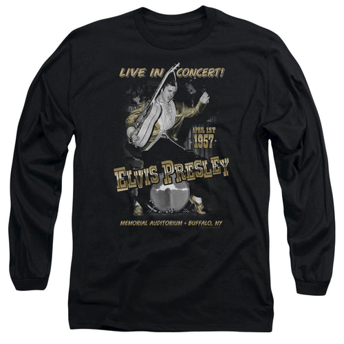 Elvis Presley Live In Buffalo Long Sleeve T-Shirt