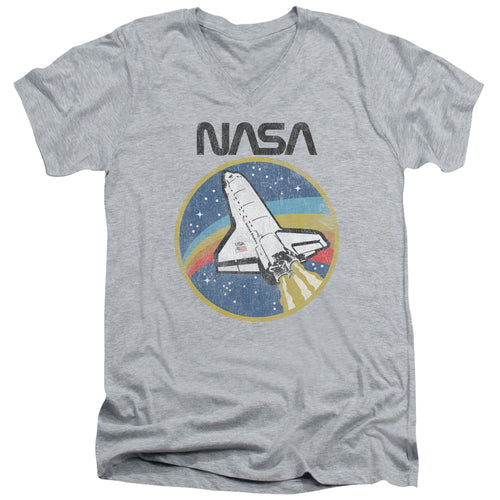 NASA Shuttle Badge V-Neck T-Shirt